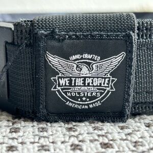 We The People Black Holster Belt